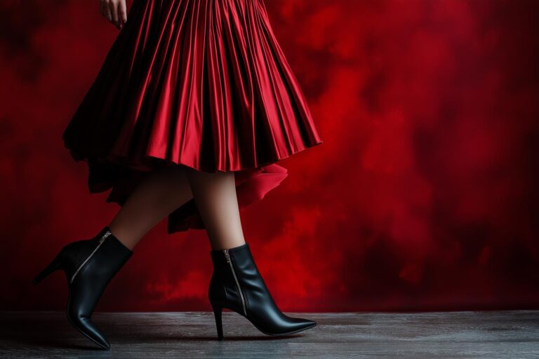bottines robe soiree mode