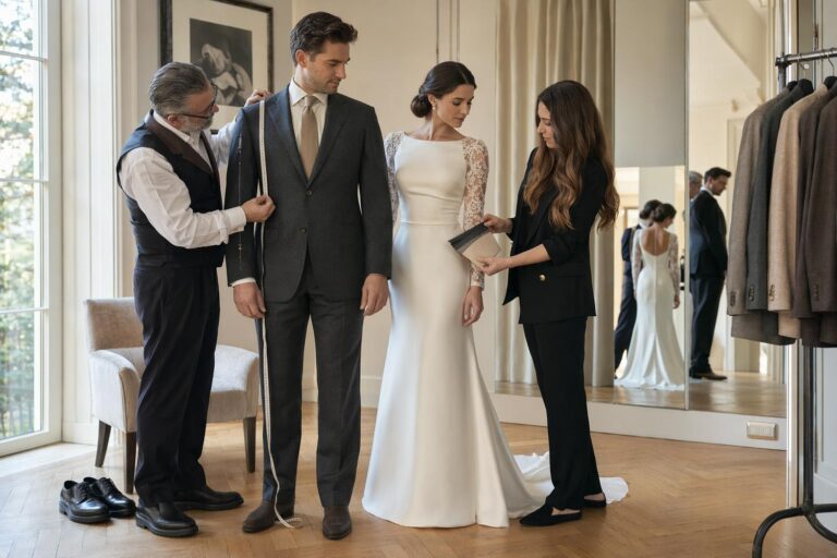 costume mariage homme robe assortie