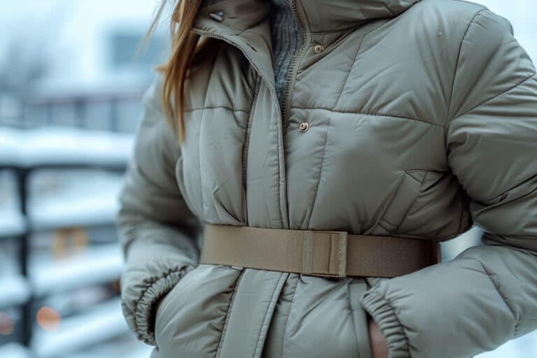 Doudoune avec ceinture : l’accessoire tendance pour un hiver stylé et confortable