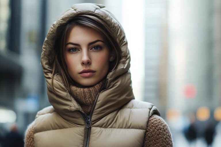 doudoune sans manche capuche femme