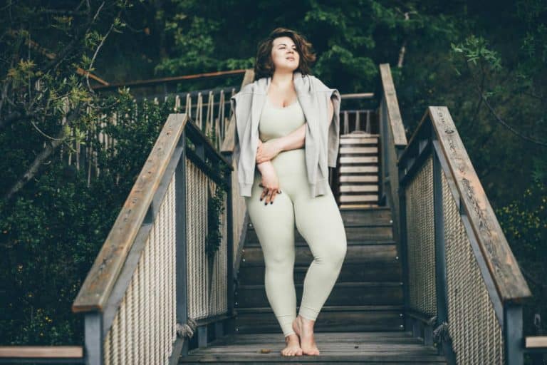 femme ronde taille legging