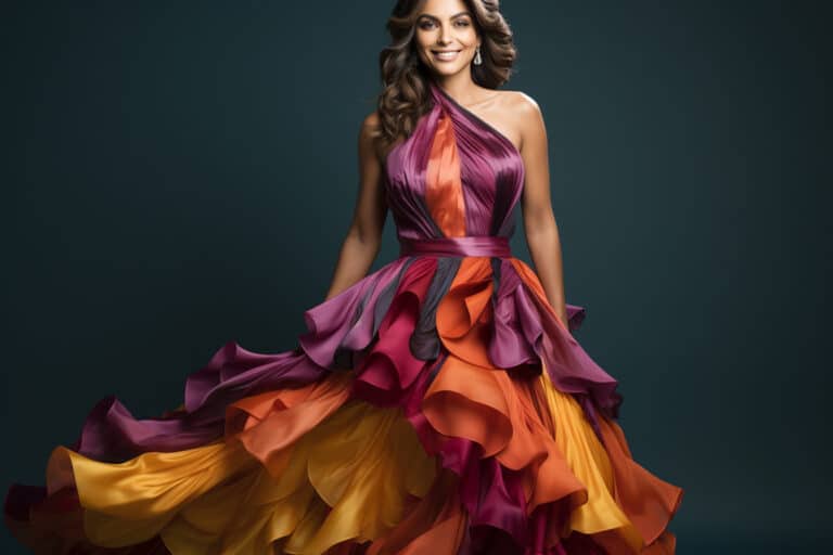 La robe de soirée en wax : une élégance moderne et colorée