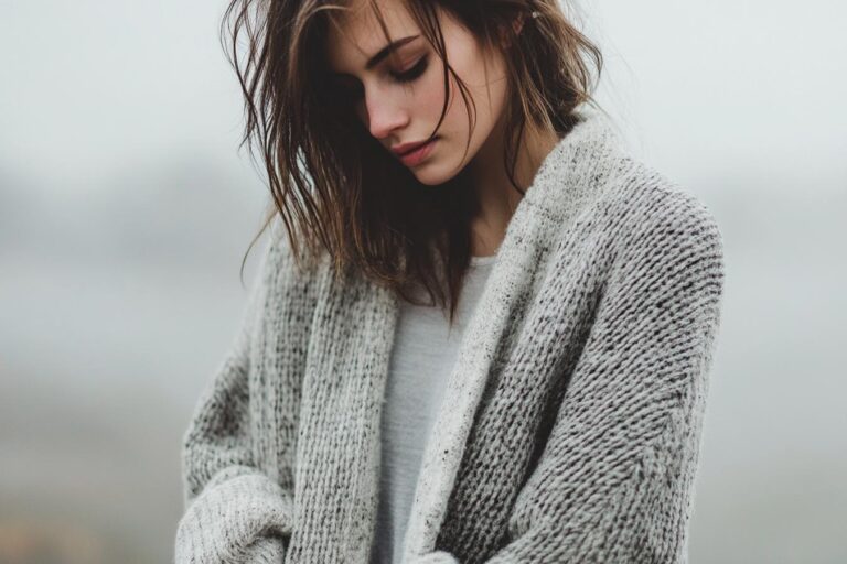 long gilet laine mode confort