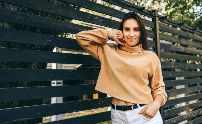 pull epaulette femme