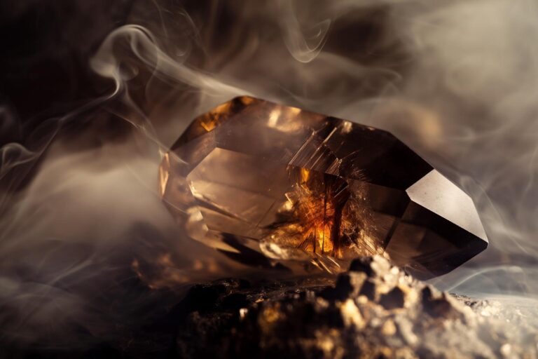 quartz fume bijoux mystique