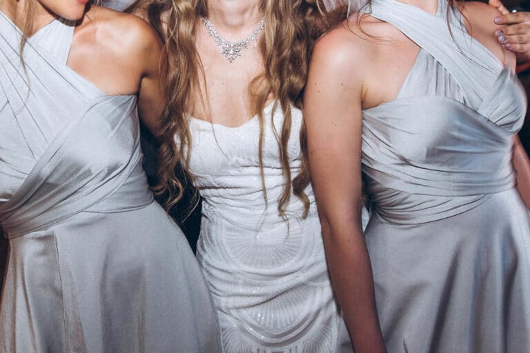 robe cocktail grise mariage