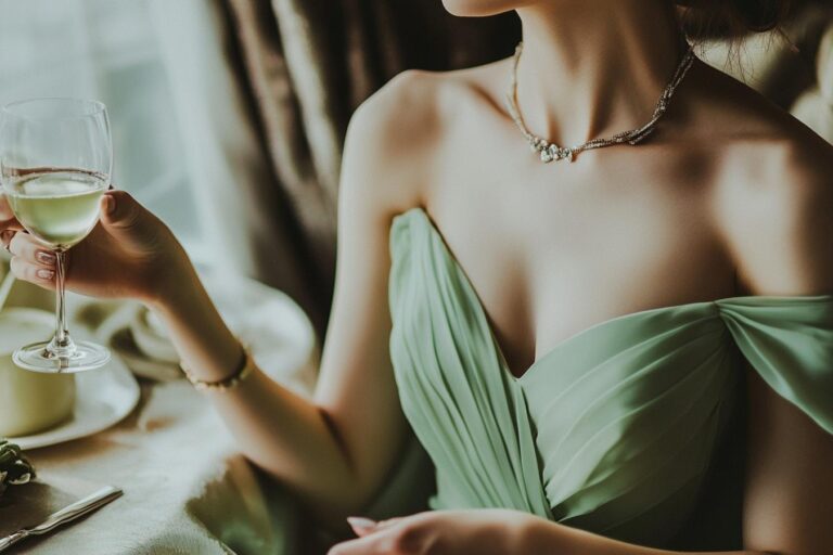 robe cocktail verte mariage
