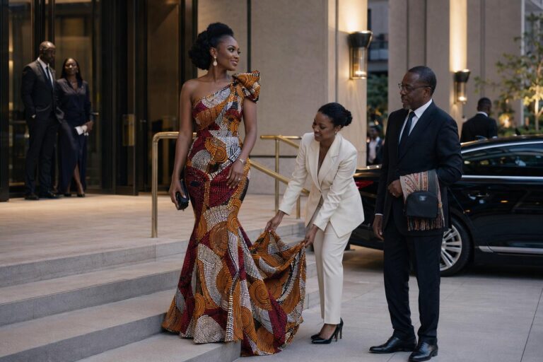 robe de soiree en pagne