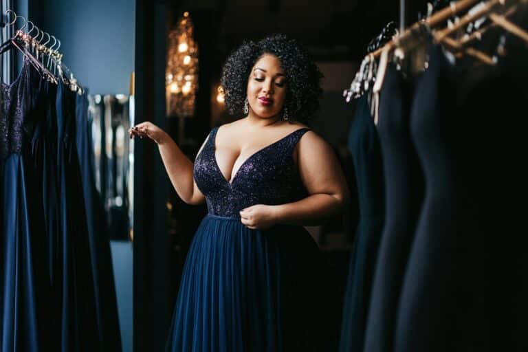 robe de soiree poitrine forte
