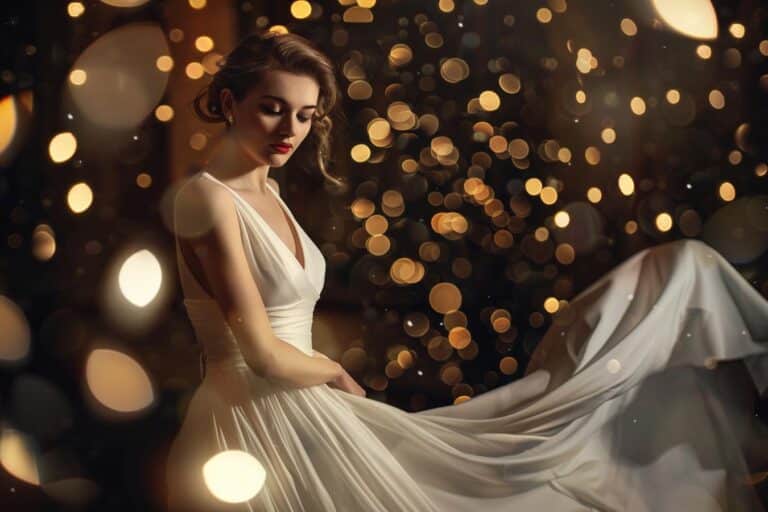 robe soiree blanche elegante