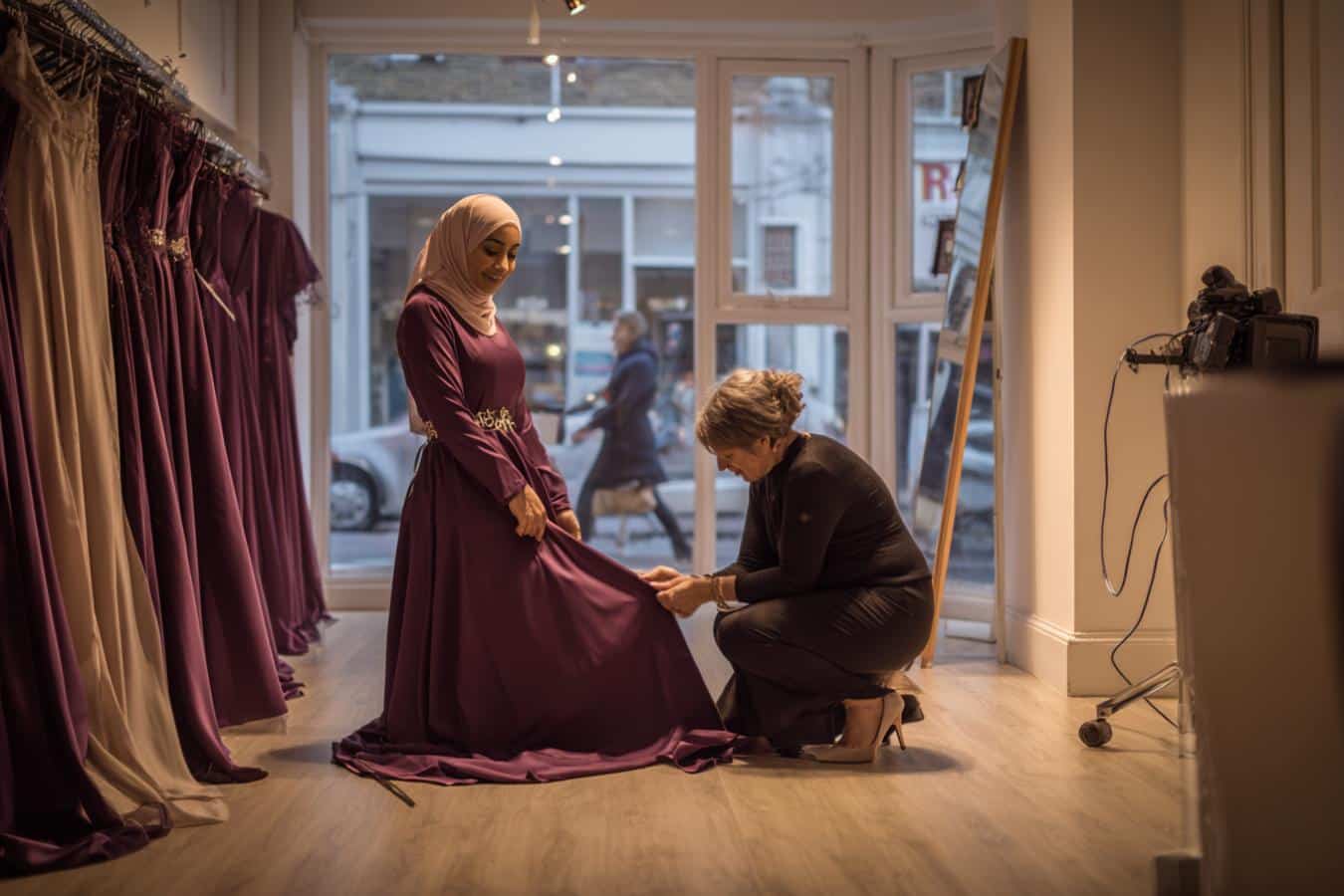 robe soiree grande taille voilee