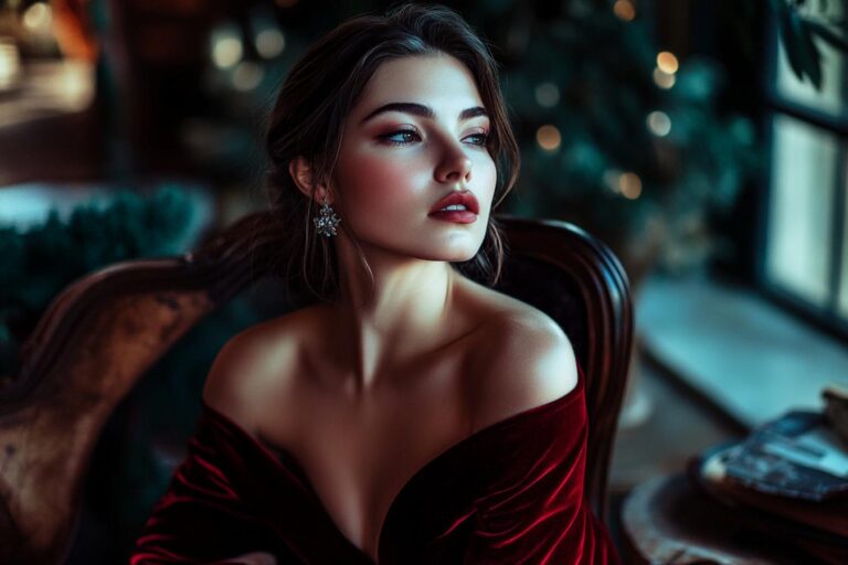 robe soiree velours elegante