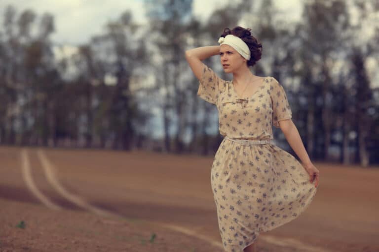robe vintage intemporelle