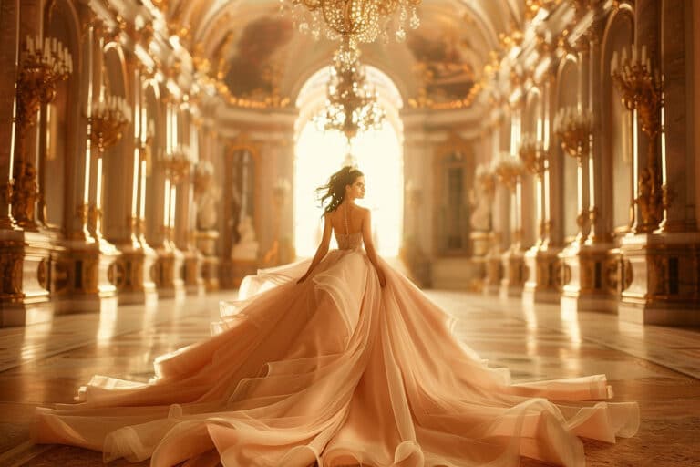 Sublimez votre allure avec une robe de soirée longue avec traîne